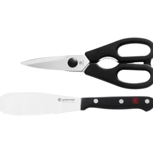 Wusthof 2-Piece Gourmet Spreader and Shears Set - glamourwo.com | ladies' apparel & accessories & shoes | Sale