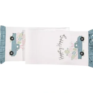 13" x 72" Hippity Hoppity Easter Truck Table Runner by Valerie - glamourwo.com | ladies' apparel & accessories & shoes* New