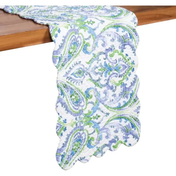 14" x 51" Juliet Quilted Reversible Table Runner by Valerie - glamourwo.com | ladies' apparel & accessories & shoes* Online