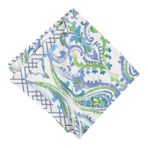 20" x 20" Juliet Reversible Napkin Set of 6 byValerie - glamourwo.com | ladies' apparel & accessories & shoes* Best Sale