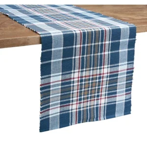13" x 72" Lawson Lake Plaid Table Runner by Valerie - glamourwo.com | ladies' apparel & accessories & shoes* Discount
