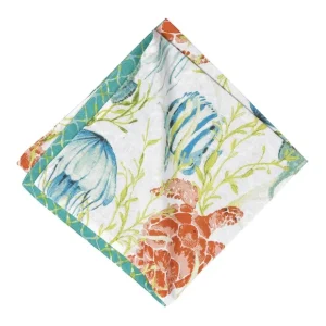 20" x 20" Paradise Sound Napkin Set of 6 by Valerie - glamourwo.com | ladies' apparel & accessories & shoes* Best