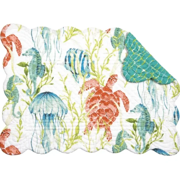 13" x 19" Paradise Sound Placemat Set of 6 by Valerie - glamourwo.com | ladies' apparel & accessories & shoes* Cheap