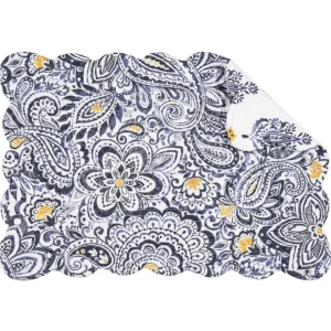 13" x 19" Serena Cotton Placemat Set of 6 by Valerie - glamourwo.com | ladies' apparel & accessories & shoes* Hot