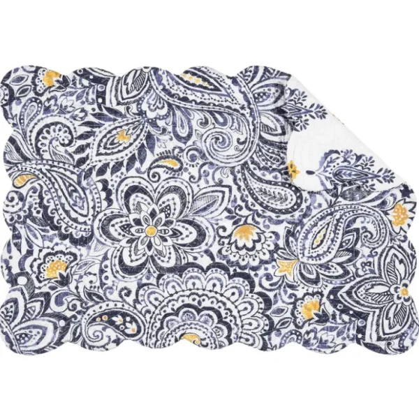 13" x 19" Serena Cotton Placemat Set of 6 by Valerie - glamourwo.com | ladies' apparel & accessories & shoes* Hot