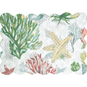 13" x 19" Shellwood Sound Placemat Set of 6 byValerie - glamourwo.com | ladies' apparel & accessories & shoes* Hot