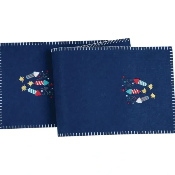 12" x 47.25" Sparkler Felt Runner by Valerie - glamourwo.com | ladies' apparel & accessories & shoes* Cheap