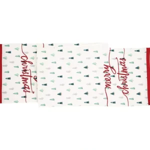 14" x 72" Tree Holiday Red Christmas Table Runner by Valerie - glamourwo.com | ladies' apparel & accessories & shoes* Fashion