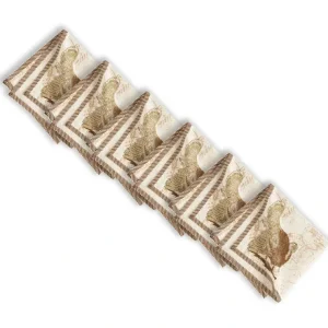18" x 18" Turkey Elegant Napkin Set 6 by Valerie - glamourwo.com | ladies' apparel & accessories & shoes* Fashion