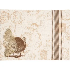 13" x 18" Turkey Elegant Placemat Set 6 by Vale rie - glamourwo.com | ladies' apparel & accessories & shoes* Fashion