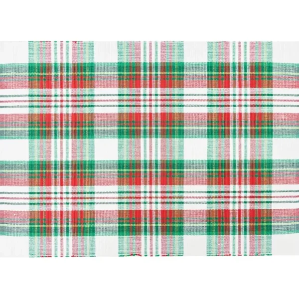 13"x19" Carter Christmas Plaid Placemat Set of 6 by Valerie - glamourwo.com | ladies' apparel & accessories & shoes* Cheap