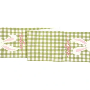 13"x72" Easter Bunny Ears Embroidered Table Runner by Valerie - glamourwo.com | ladies' apparel & accessories & shoes* New