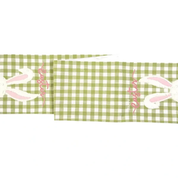13"x72" Easter Bunny Ears Embroidered Table Runner by Valerie - glamourwo.com | ladies' apparel & accessories & shoes* New